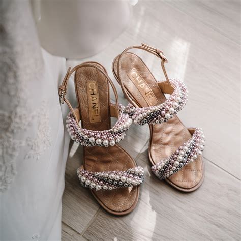 grace chanel bridal shoes